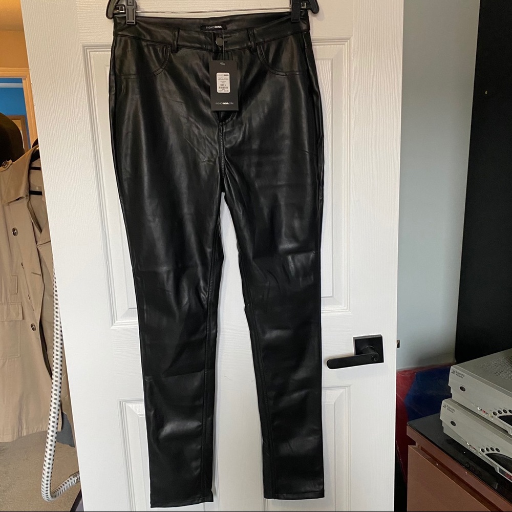 Fashion Nova faux leather pants